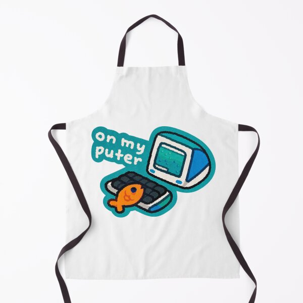 Item preview, En mi ordenador retro Fish Frog designed and sold by Maricutery.