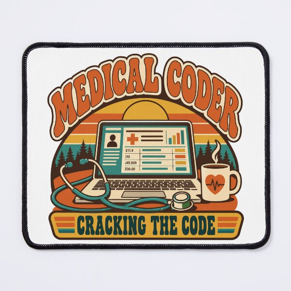 Item preview, Medical Coder Gift - Cracking The Code designed and sold by RedRubyBubble.