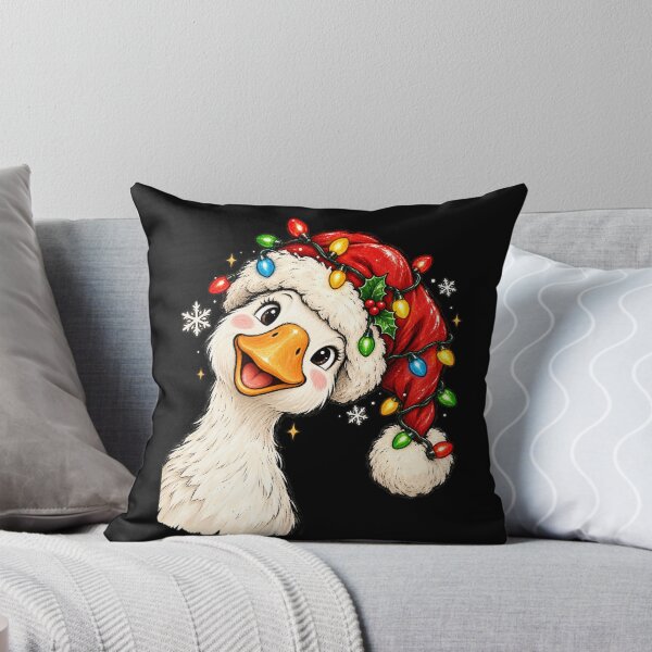 Item preview, Cute Christmas Goose Tangle Tree Lights Funny Santa Hat designed and sold by MaskedTarget.