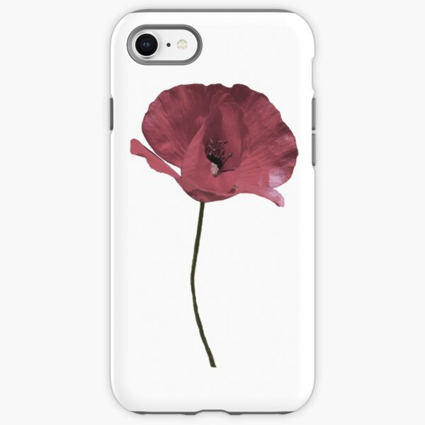 Red poppies pattern iPhone Tough Case