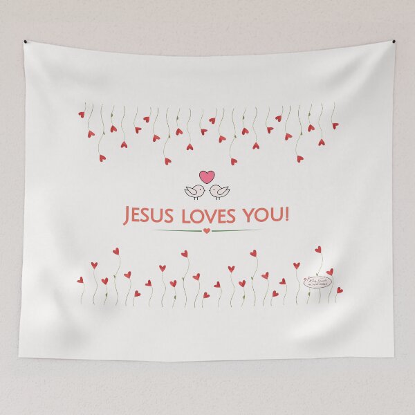 Item preview, Jesus Loves You! designed and sold by ArtByMEDesigns.
