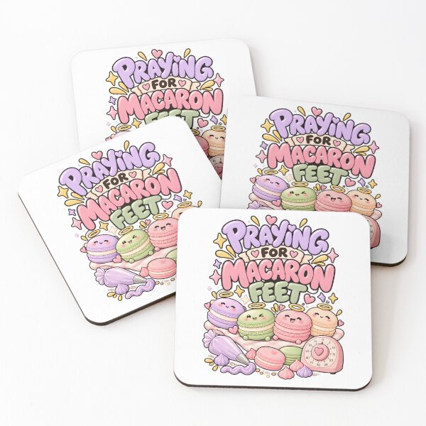 Item preview, Praying For Macaron Feet Funny Pastry Graphic designed and sold by LoafLogic.