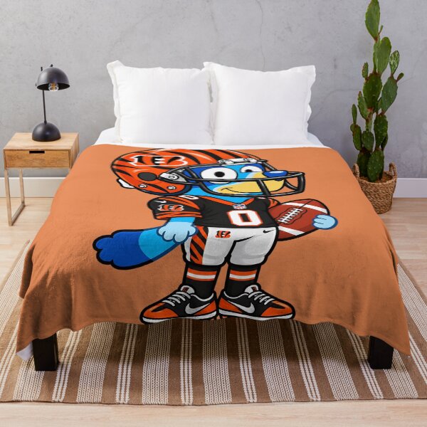 Item preview, Cincinnati Bengals American Football Fan Funny Bluey Player designed and sold by DemetMath.