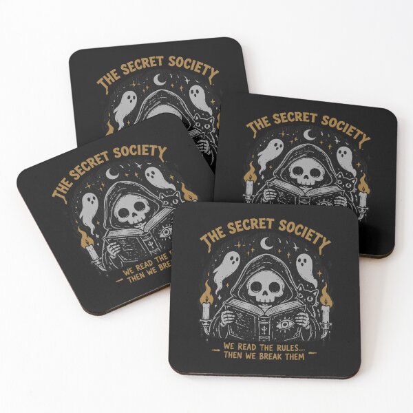 Item preview, Spooky Grim Reaper Rebel Skeleton Reading Rules designed and sold by Anugrah januar.