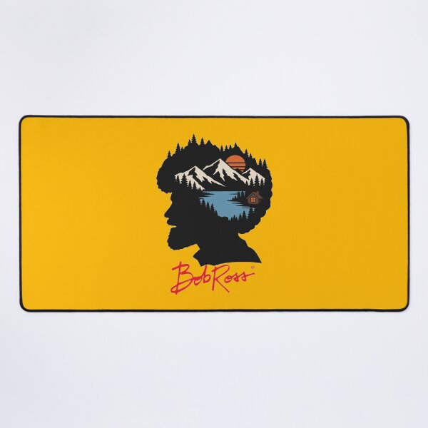 Item preview, Bob Ross Afro Mountain Silhouette designed and sold by KungPowUnicorn.