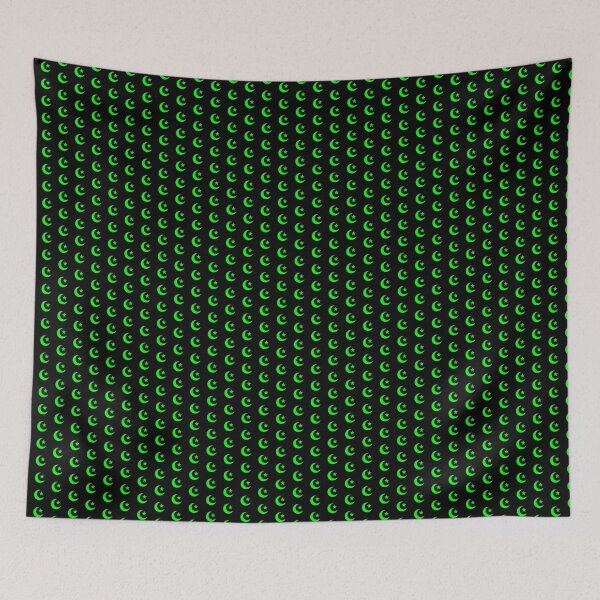 Item preview, Lime Ramadan Crescent Moon and Star Design designed and sold by pattern-archive.