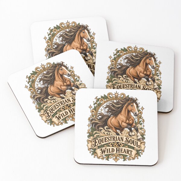 Item preview, Equestrian Soul Wild Heart Classic Vintage Art designed and sold by LoafLogic.