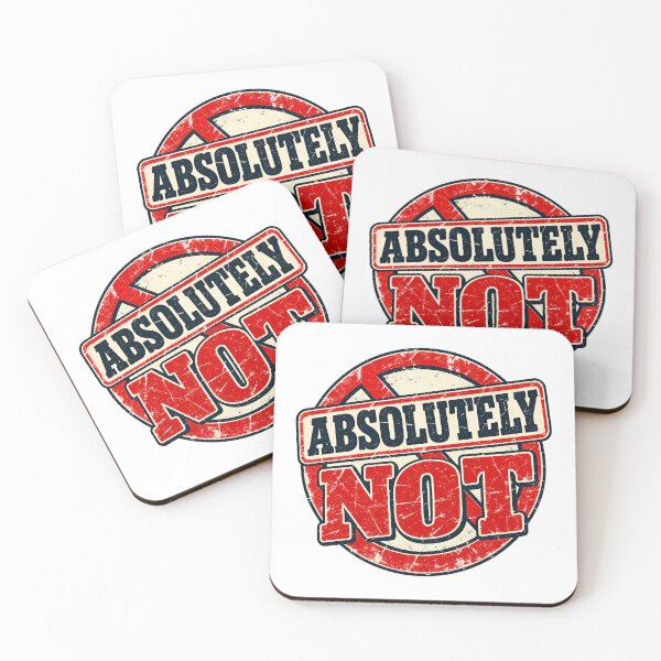 Item preview, Absolutely Not Funny Sarcastic Introvert Humor Retro Vintage Stamp designed and sold by Photo-Sphere101.