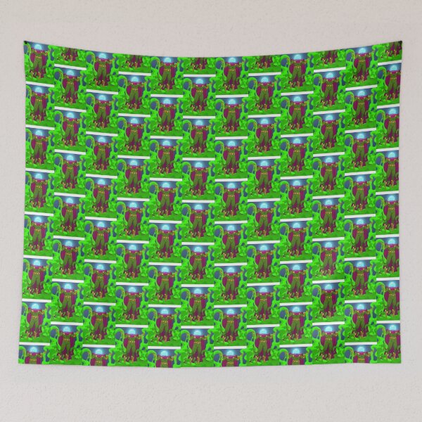 Item preview, Mysterio Inspired Surreal Masked Figure Artwork Design designed and sold by PammArt.