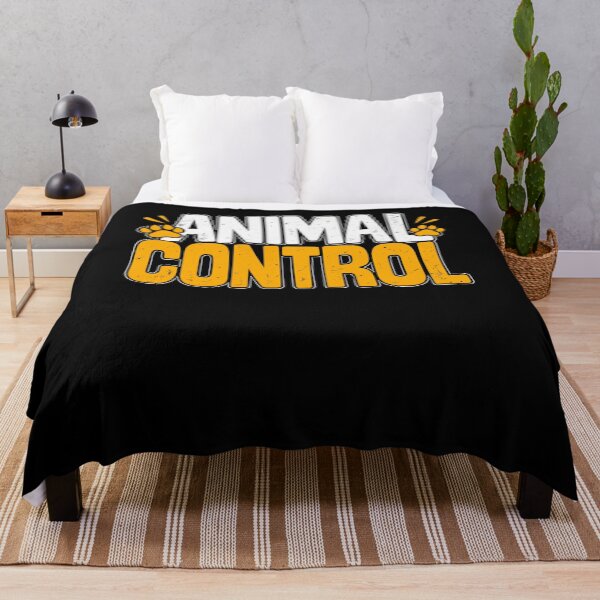 Item preview, Animal Control Bold Distressed Typography with Paw Prints designed and sold by stmpdwrld.