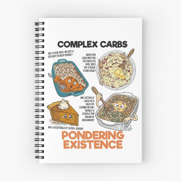 Item preview, Thanksgiving Cheat Day Complex Carbs Pondering Existence Existential Humor designed and sold by QuirkyGuacamole.