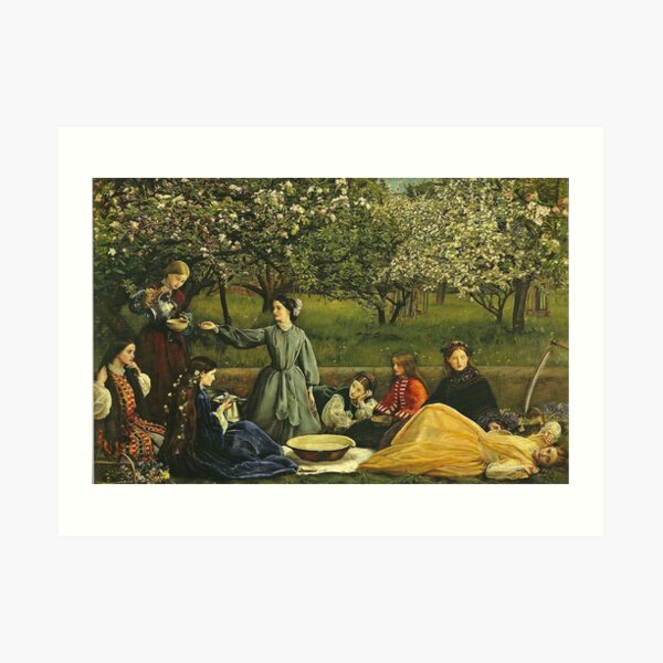 Spring or Apple Blossoms - John Everett Millais Art Print
