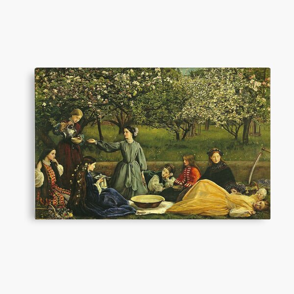 Spring or Apple Blossoms - John Everett Millais Canvas Print