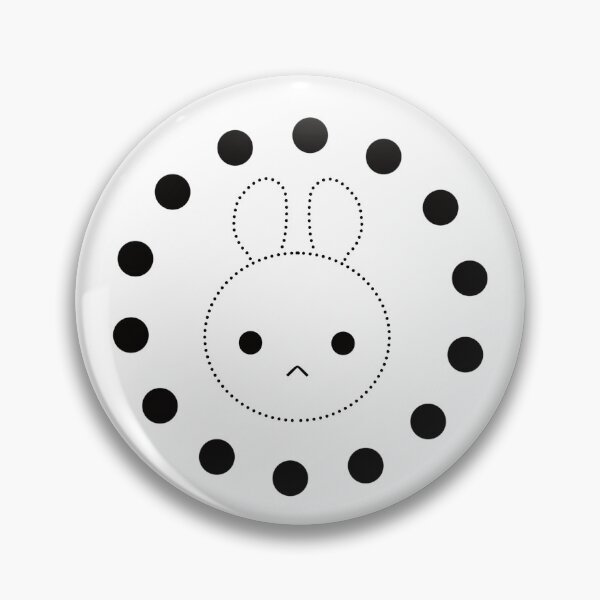 Item preview, Polkadot Bunny black v2  designed and sold by Kiblossom.