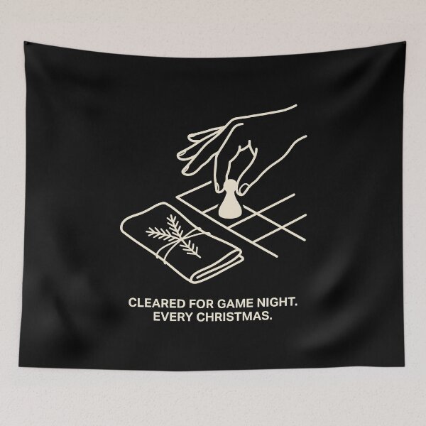 Item preview, Cleared For Game Night Christmas Board Games designed and sold by SplashTastic.