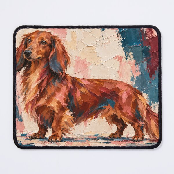 Item preview, Dachshund painting designed and sold by Dackelwissen.