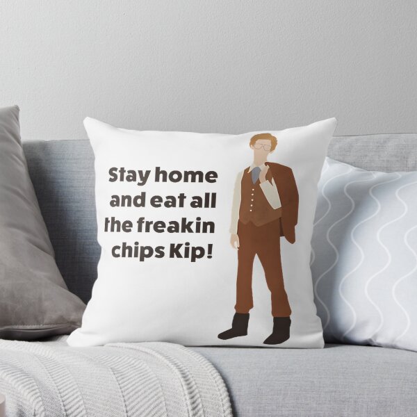 Item preview, Napoleon Dynamite Inspired Quote Stay Home and Eat All the Freakin Chips Kip Design designed and sold by Maggie1309.