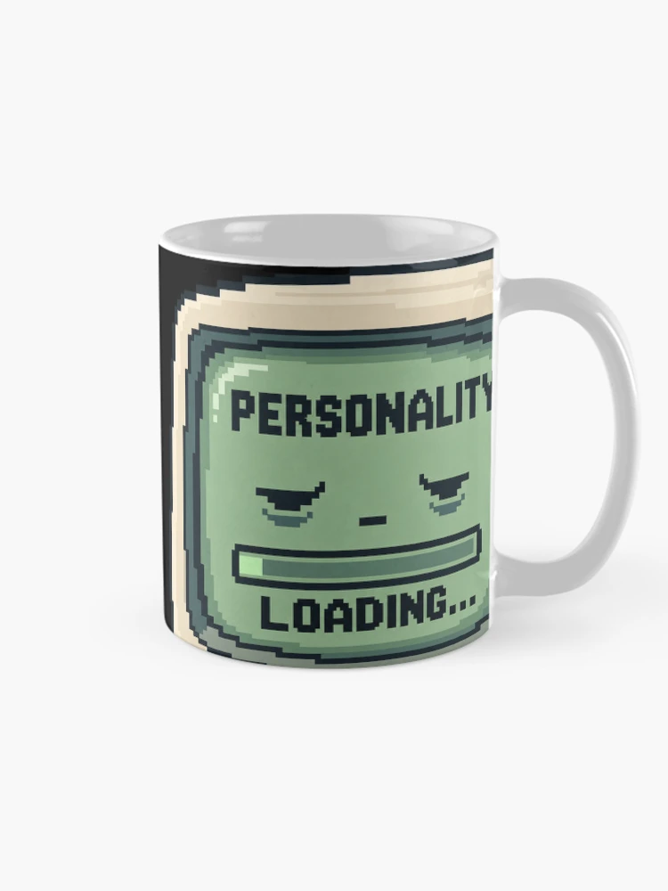 Thumbnail 3 of 6, Coffee Mug, Personality Loading Retro Computer designed and sold by BitGames.