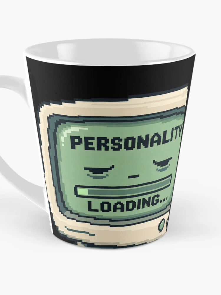 Thumbnail 3 of 4, Coffee Mug, Personality Loading Retro Computer designed and sold by BitGames.
