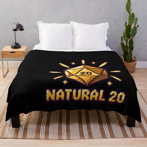 Item preview, Natural 20 Pixel Art D20 designed and sold by BitGames.