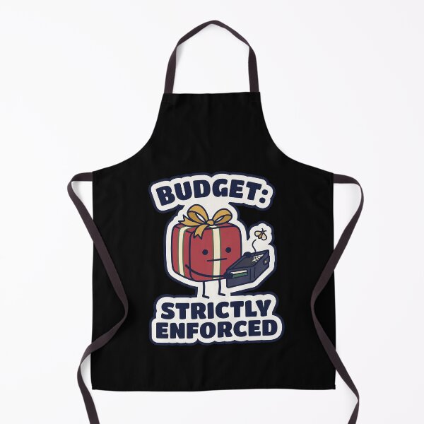 Item preview, Budget Strictly Enforced - Gift Exchange Humor designed and sold by TheCalmEdit.