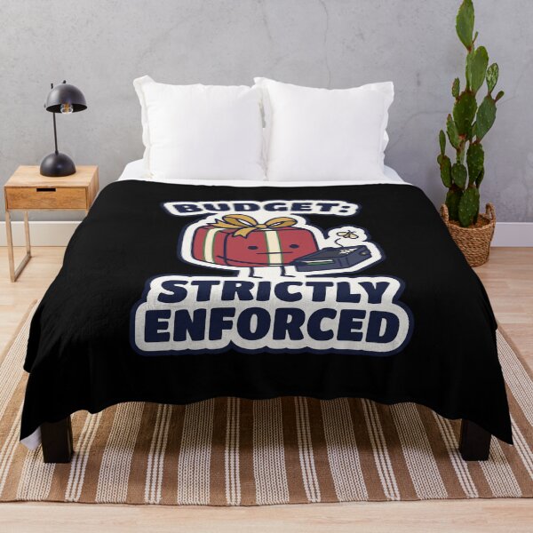 Item preview, Budget Strictly Enforced - Gift Exchange Humor designed and sold by TheCalmEdit.