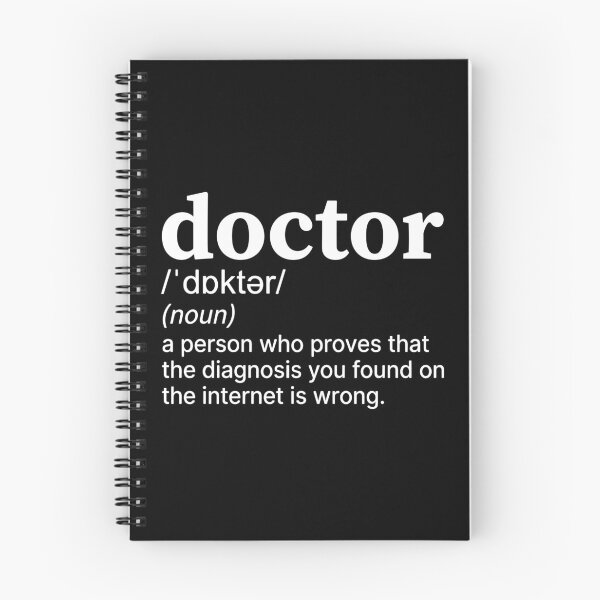Item preview, Doctor A Person Who Proves That The Diagnosis You Found On The Internet Is Wrong Funny Medical Professional Physician Humor designed and sold by PopStars1993.