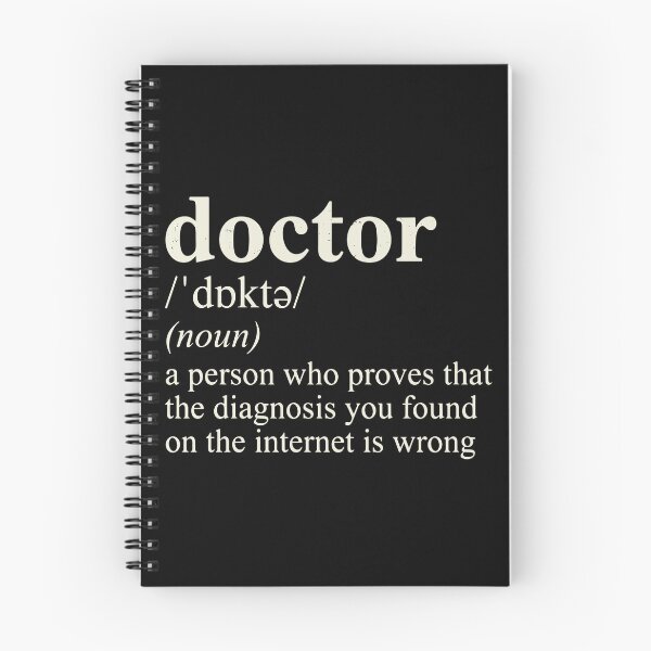 Item preview, Doctor A Person Who Proves That The Diagnosis You Found On The Internet Is Wrong Physician Healthcare Humor Gift designed and sold by PopStars1993.