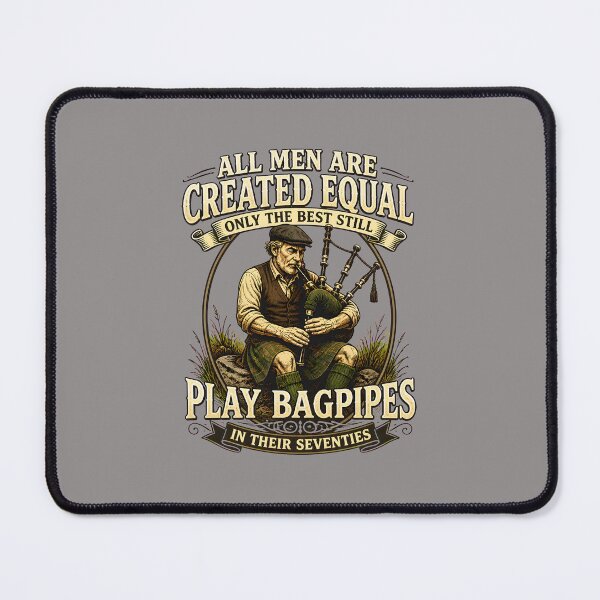 Item preview, Bagpipe-Player-70s-Birthday-Music-Gift designed and sold by SonjaDanzig.