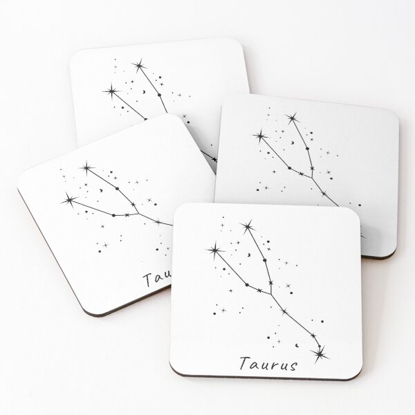 Item preview, Taurus Constellation Line Art with Stars and Moon designed and sold by Cole's Design.