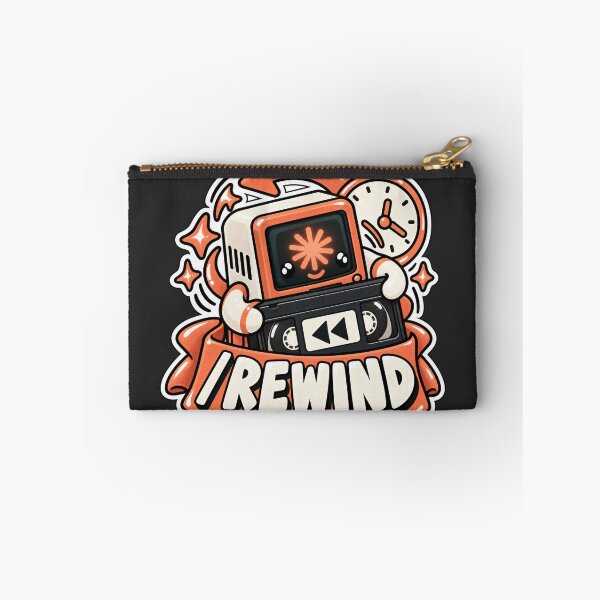 Item preview, Claude Code Rewind VHS Terminal Sticker - AI Coding Agent Developer designed and sold by Stick Erify.