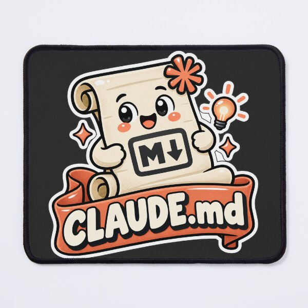 Item preview, CLAUDE.md Cute Markdown Scroll Sticker - Claude Code Memory File Dev designed and sold by Stick Erify.