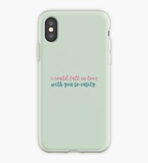 Ich könnte mich so leicht in dich verlieben - zu all den Jungs, die ich vorher geliebt habe iPhone-Hülle & Cover