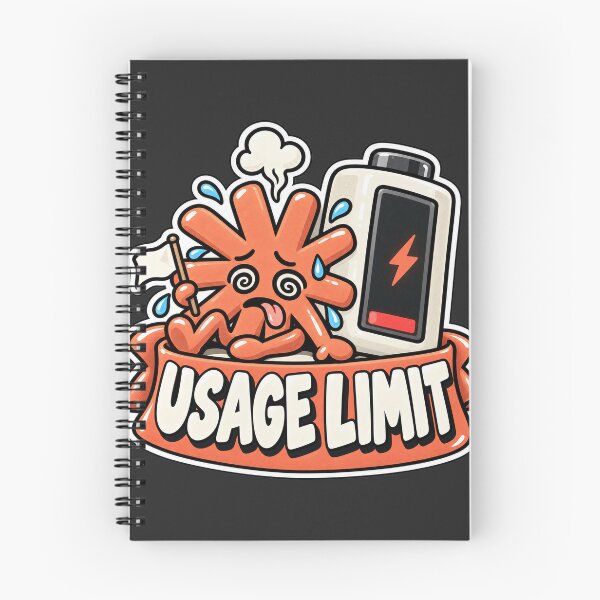 Item preview, Claude Usage Limit Empty Battery Sticker - Funny Claude Code AI Dev designed and sold by Stick Erify.