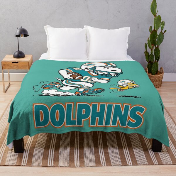 Item preview, Miami Dolphins Football Team Funny Snoopy And Woodstock Players designed and sold by roscupswigouuaj.