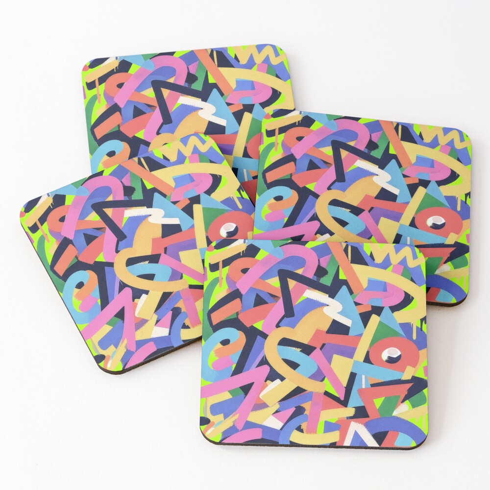 Item preview, Coasters (Set of 4) designed and sold by abstractengine.