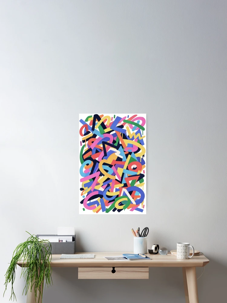 Thumbnail 2 of 3, Poster, Abstract Riot designed and sold by abstractengine.
