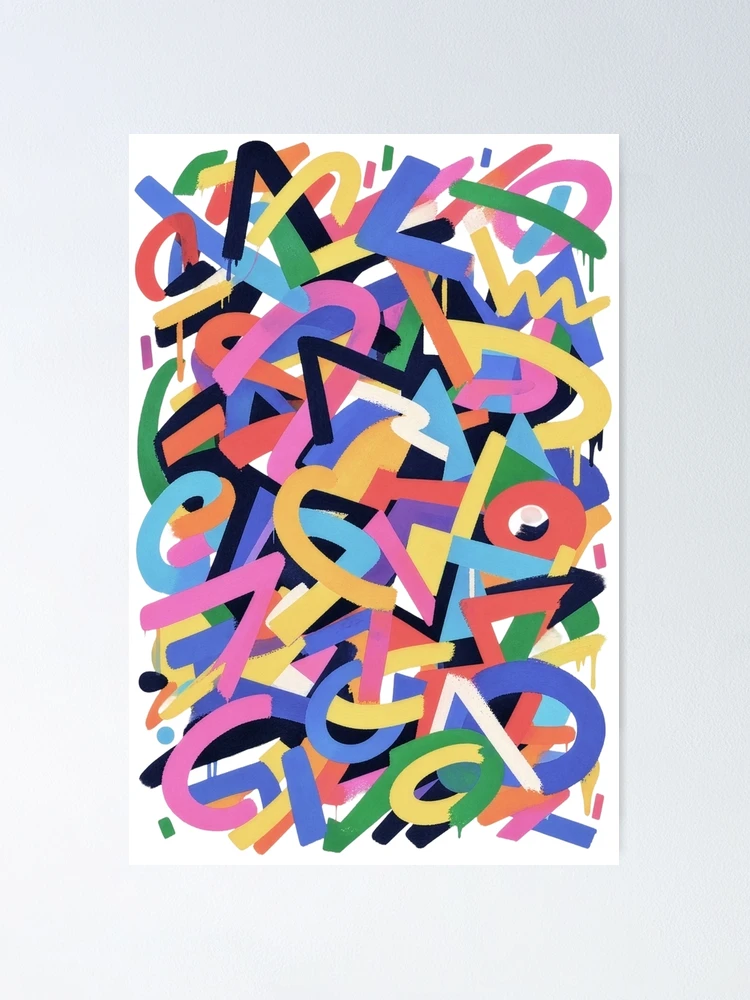 Thumbnail 1 of 3, Poster, Abstract Riot designed and sold by abstractengine.