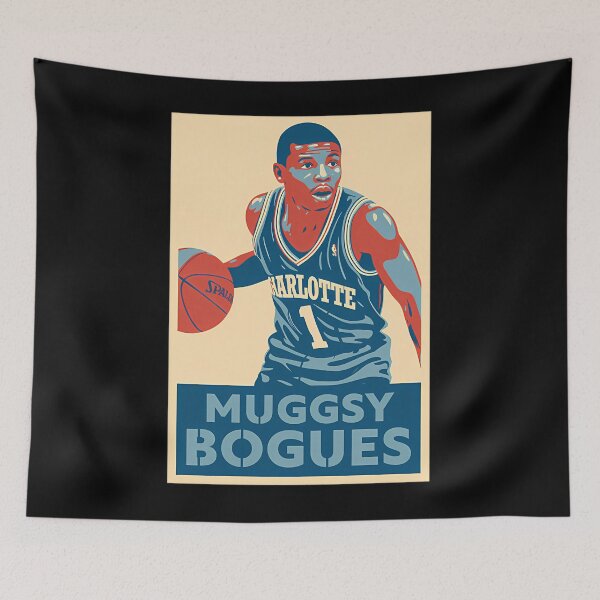 Item preview, Muggsy Bogues Charlotte Hornets Basketball Legend Poster  designed and sold by TobinMercer.