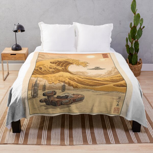 Item preview, The Great Sand Wave - Ukiyo-e Sci-Fi Desert designed and sold by AstroTransit Co..