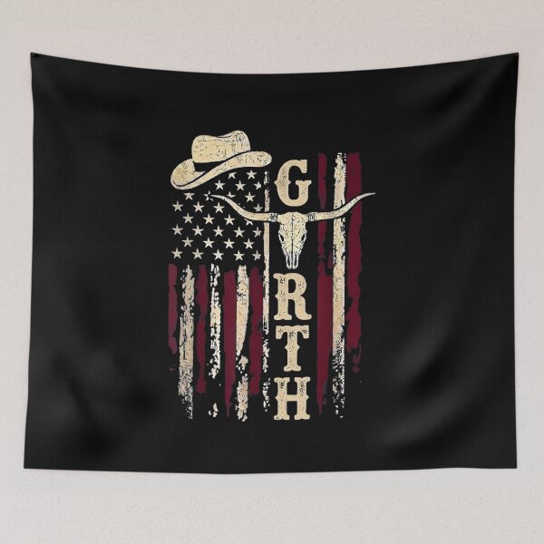 Item preview, Vintage Garth Name Flag Gift for Men Women designed and sold by BancaJone.