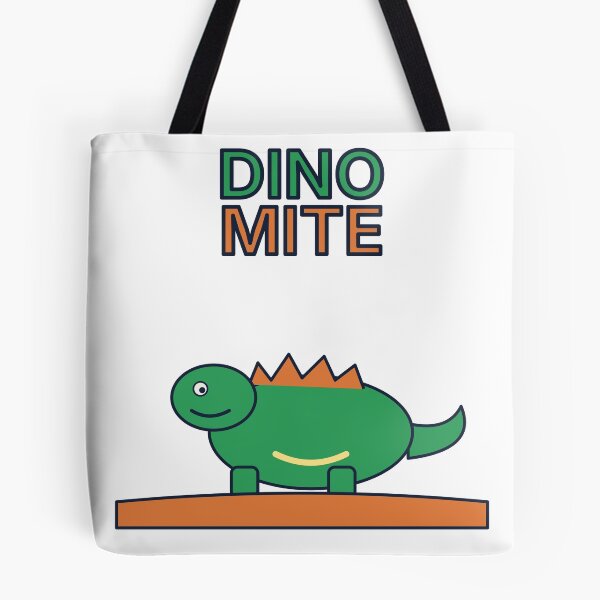 Item preview, Dino Mite Cute Green Dinosaur Kids Funny Pun designed and sold by Lazarescu.