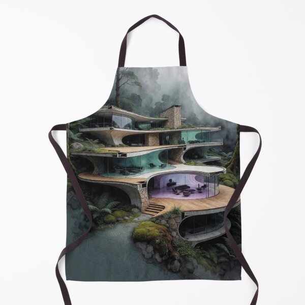Item preview, Futuristic Forest Villa - Organic Luxury Architecture Design designed and sold by nhk999.