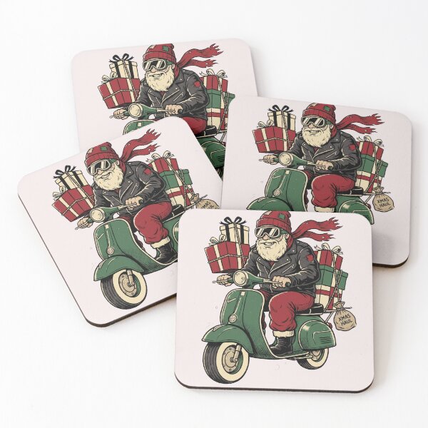 Item preview, Santa's Midnight Delivery – Funny Vintage Christmas Truck Design designed and sold by FashionHubLK.