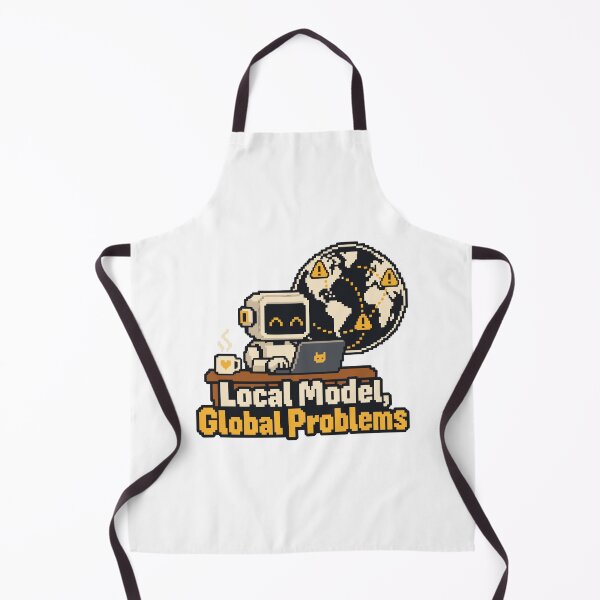 Item preview, Local Model, Global Problems Pixel Art designed and sold by ThreadQuirk.
