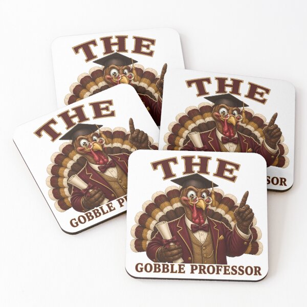 Item preview, The Gobble Professor Turkey Teacher Thanksgiving designed and sold by RoyesButler.