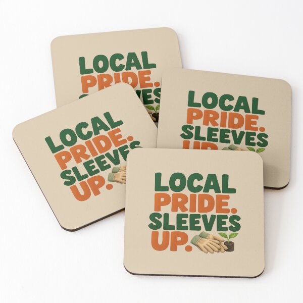 Item preview, Local Pride, Sleeves Up – Community Gardening Volunteer Design designed and sold by VioVibe.