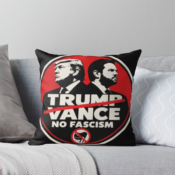 Aperçu de l'œuvre Trump Vance No fascism créée et vendue par THE Company.