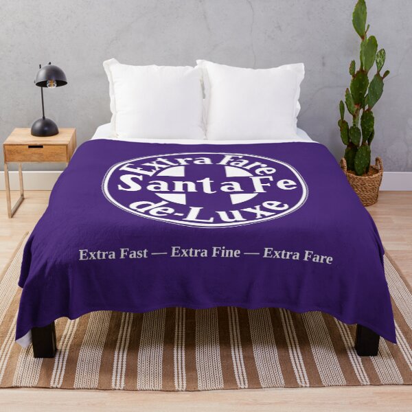 Item preview, Santa Fe de-Luxe "Extra Fast — Extra Fine — Extra Fare" designed and sold by Trains-and-Rail.