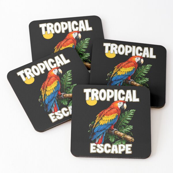 Item preview, Tropical Escape Macaw Parrot Jungle Bird designed and sold by Jt41.
